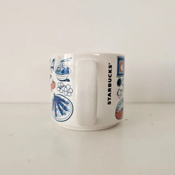 NIB STARBUCKS Been There Series Fukuoka Japan Coffee Mug Cup 14floz/414ml - Picture 5 of 8